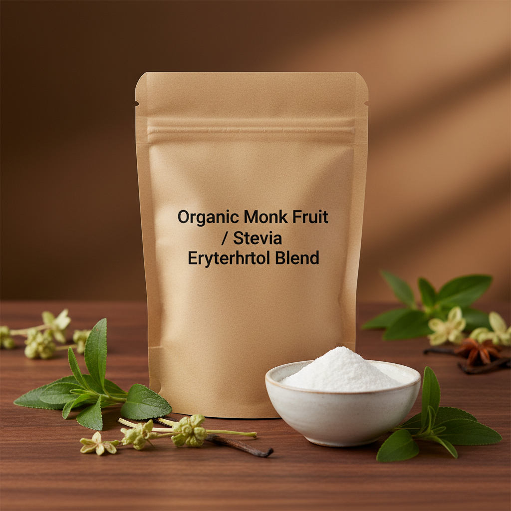 Organic Monk Fruit/Stevia/Erythritol 1:1 blend