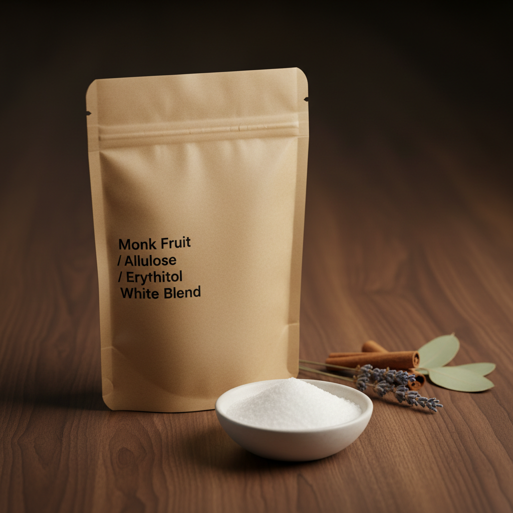 Monk Fruit/Allulose/Erythritol 1:1 white blend