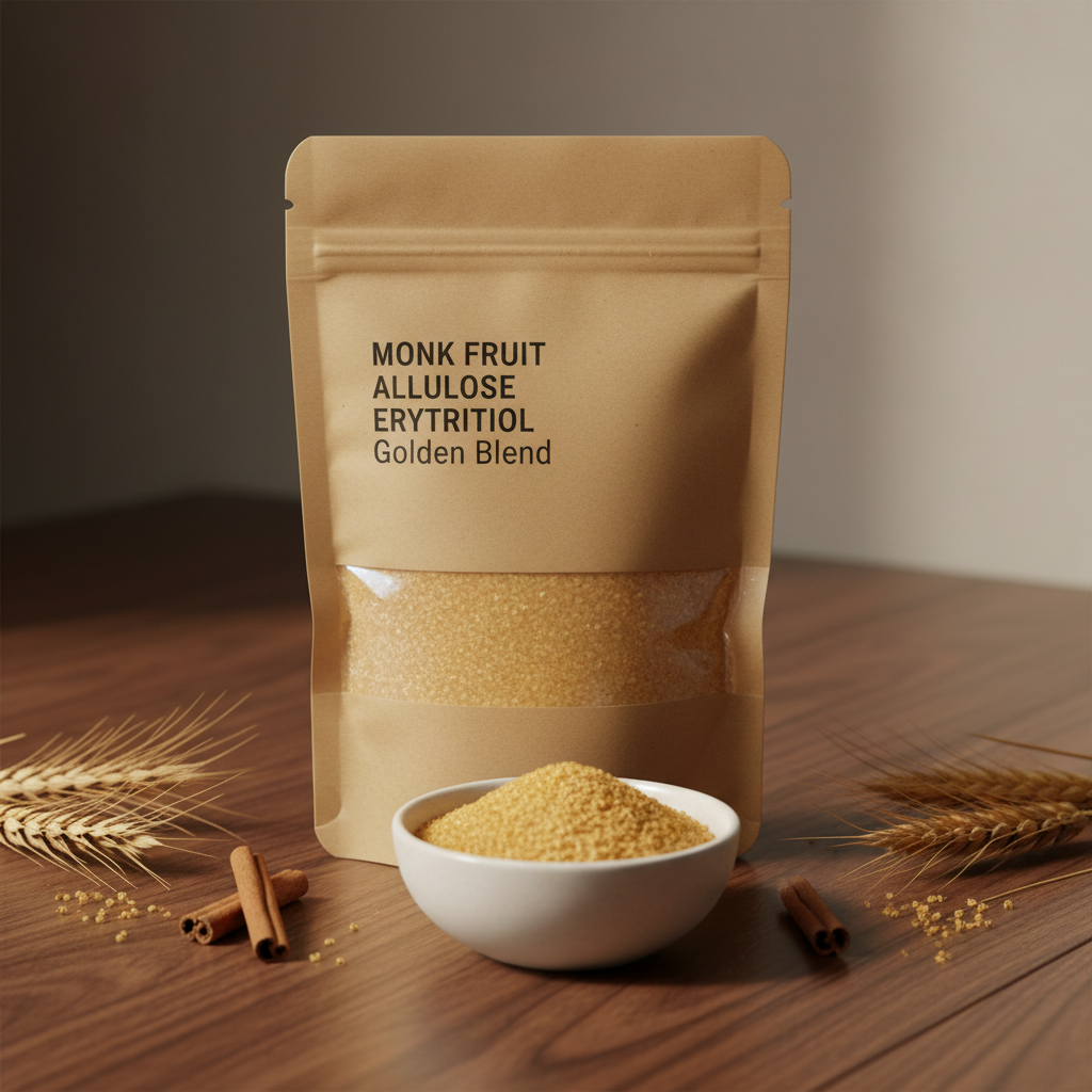 Monk Fruit/Allulose/Erythritol 1:1 golden blend